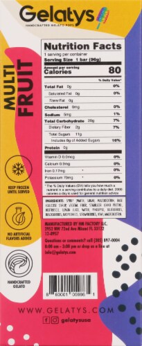 Gelatys® Multi Fruit Gelato Bar Perspective: back