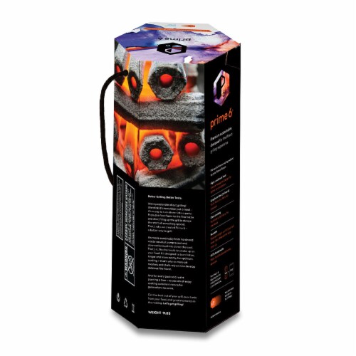 Prime 6® Hardwood Charcoal Perspective: back