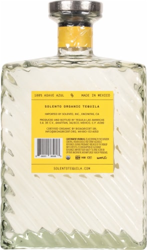 Solento™ Blanco Tequila Perspective: back