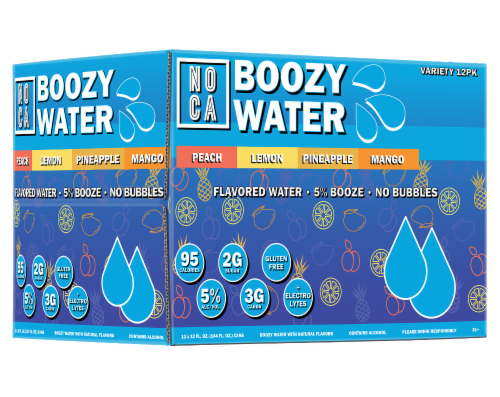 Noca Boozy Water Variety Pack Perspective: back