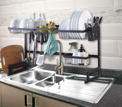 OXO Softworks Large Capacity Dish Rack, 1 ct - Fred Meyer