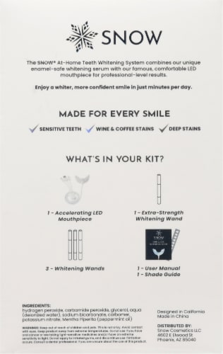 Snow® At-Home Teeth Whitening System Perspective: back