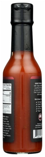 Wild Green Jalapeno Red Hot Table Sauce Perspective: back