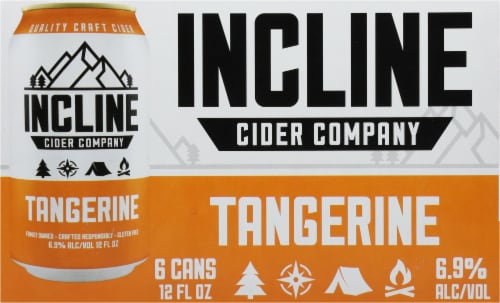 Incline Cider Company Blood Orange Craft Cider Perspective: back