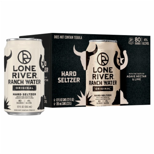 Lone River Ranch Water Original Hard Seltzer Perspective: back