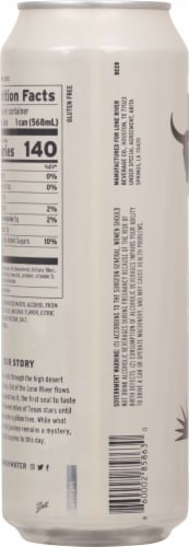Lone River Original Hard Seltzer Single Can Perspective: back