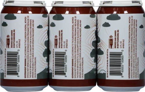 Barrel Mountain Brewing Ash Cloud Amber Ale Perspective: back