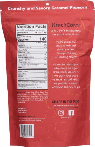 KrackCorn® Original Popcorn Perspective: back