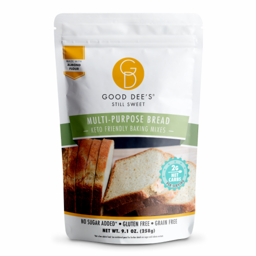 Low Carb Baking Mix, Multi-Purpose Keto Bread Mix, Keto Baking Mix, Gluten Free, Pack of 3 Perspective: back