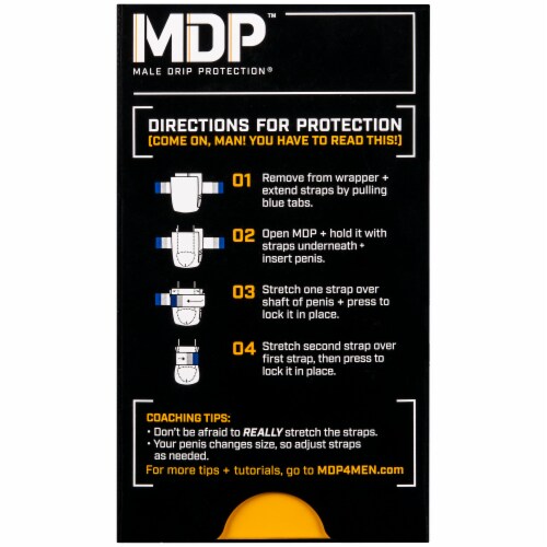 MDP Male Drip Protection Light Absorbent Sleeves Perspective: back