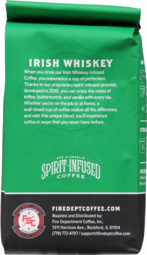 Fire Department Coffee® Irish Whiskey Medium Roast Ground Coffee Perspective: back