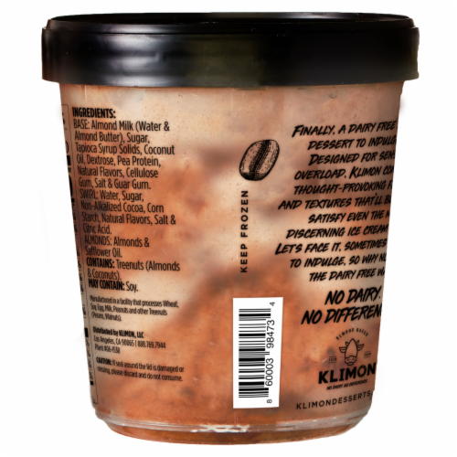 Klimon Morning Brew Dairy Free Frozen Dessert Perspective: back