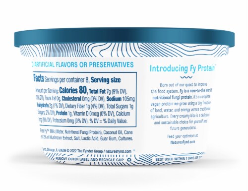 Nature's Fynd™ Dairy-Free Original Cream Cheese Perspective: back