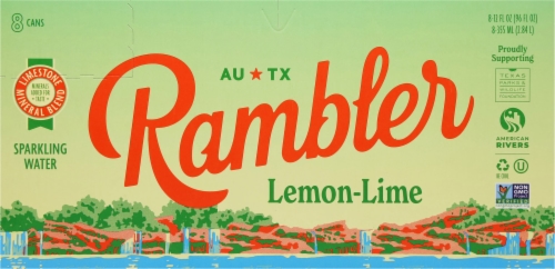 Rambler Lemon-Lime Sparkling Water Perspective: back