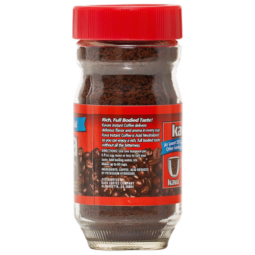 Kava Instant Coffee Low Acid, 4 oz Smith’s Food and Drug
