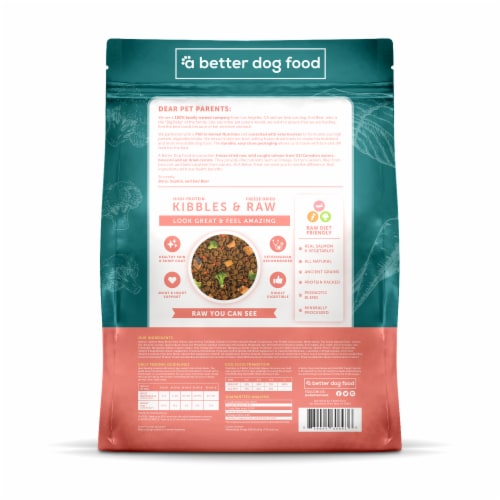 A Better Dog Food Salmon Dog Food Perspective: back