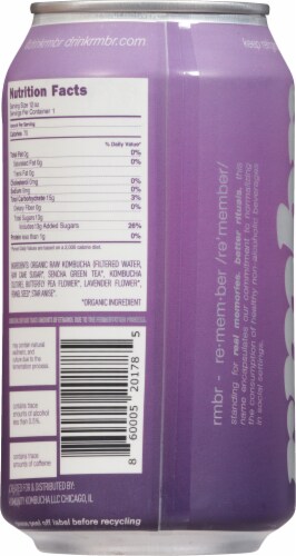 Kommunity Kombucha Lavender Butterfly Kombucha Perspective: back