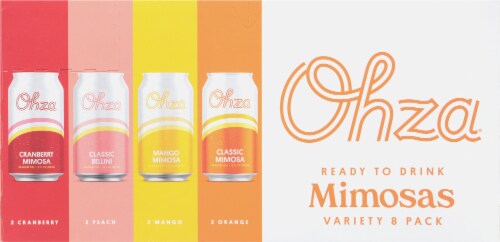 ohza® Mimosa Canned Variety Pack Perspective: back