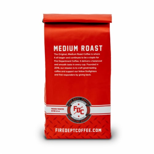 Fire Department Coffee® Original Medium Roast Ground Coffee Perspective: back