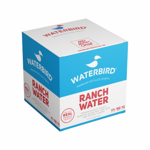 Waterbird Ranch Water Tequila Hard Seltzer Perspective: back
