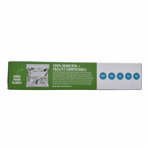 Lunchskins Compostable Gallon Zipper Bags Perspective: back