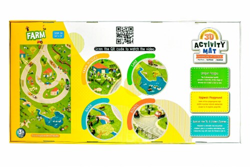 IVI® Farm 3D Activity Carpet Perspective: back