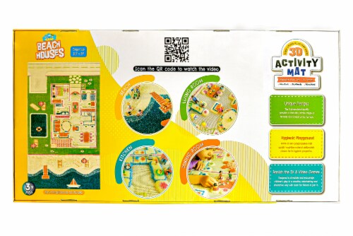IVI Beach Houses 3D Activity Mat Perspective: back