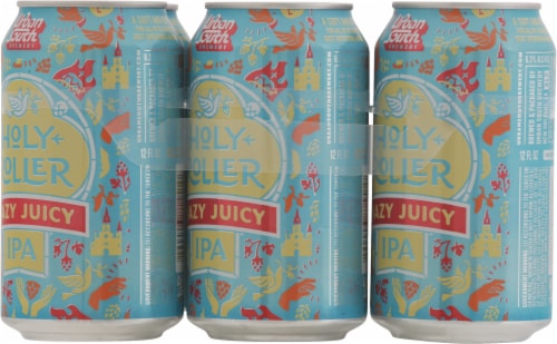 Urban South Brewery Holy Roller Hazy Juicy IPA Beer Perspective: back