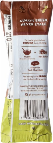 Mooski Chocolate Peanut Butter Chilled Oat Bar Perspective: back