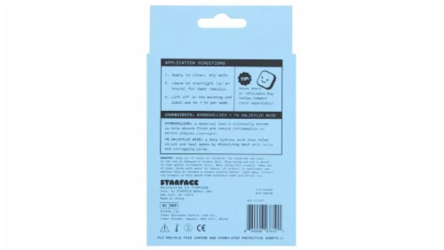 Starface Hydo Star + Salicylic Acid Pimple Patches Perspective: back