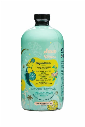 Brewt's Jalapeno Margarita Mix Perspective: back