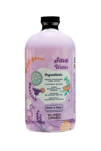 Brewt's Non-Alcoholic Lavender Margarita Mix Perspective: back