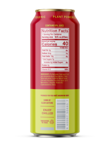 Vida Mate Cherry Limeade Perspective: back