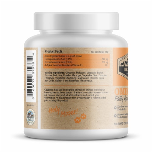 Dr. Pol Omega-3 Fatty Acid Chews for Dogs Perspective: back