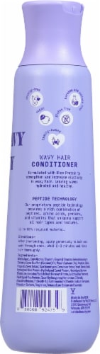 V&Co. Wavy Hair Conditioner + Peptides Perspective: back