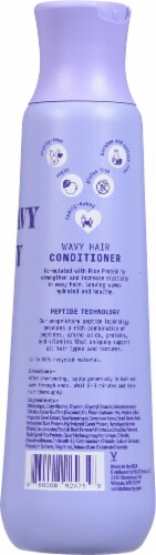 V&Co. Wavy Hair Conditioner + Peptides Perspective: back