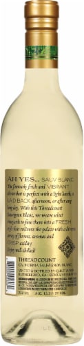 Threadcount Sauvignon Blanc California White Wine Perspective: back