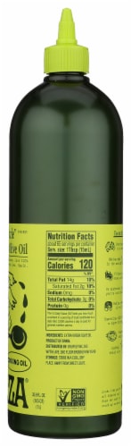 Graza® Super Sizzle Extra Virgin Olive Oil for Cooking Perspective: back