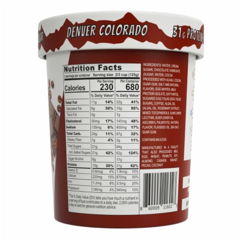 Whoa Momma! Espresso Chocolate Protein Gelato Perspective: back