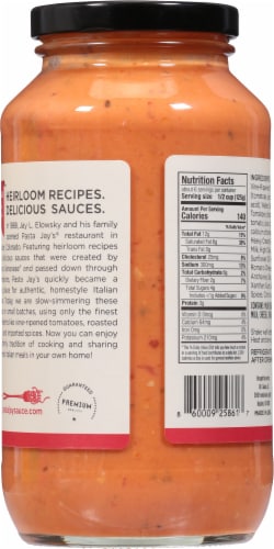Pasta Jay's® Creamy Tomato Pasta Sauce Perspective: back