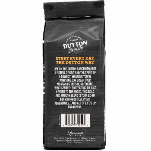 Yellowstone Cramel Oatmeal Light Roast Ground Coffee Perspective: back