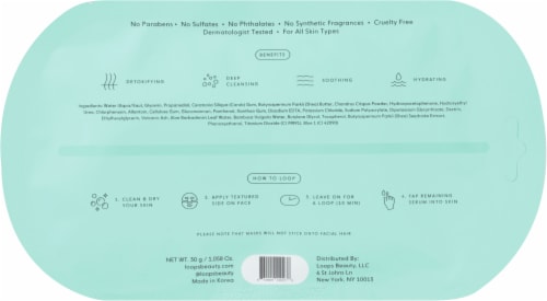 Loops Beauty Clean Slate Detoxifying Mask Perspective: back