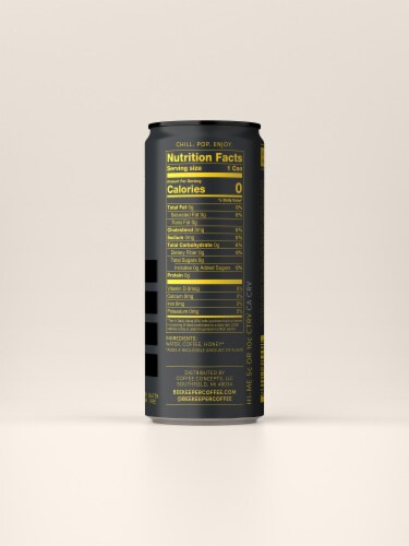 BeeKeeper Black Cold Brew Coffee Perspective: back