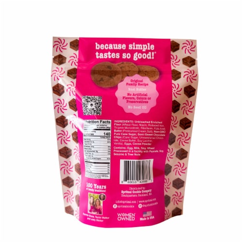 Spritzal® Cookie Company Brownie Chocolatey Chip Shortbread Perspective: back