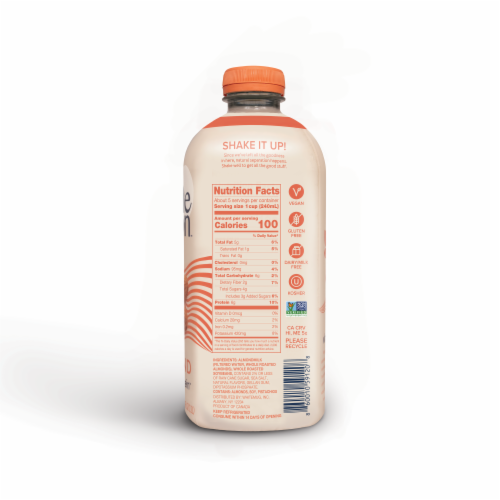 WholeMoon™ Almond Whole Protein Plant-Based Beverage Perspective: back