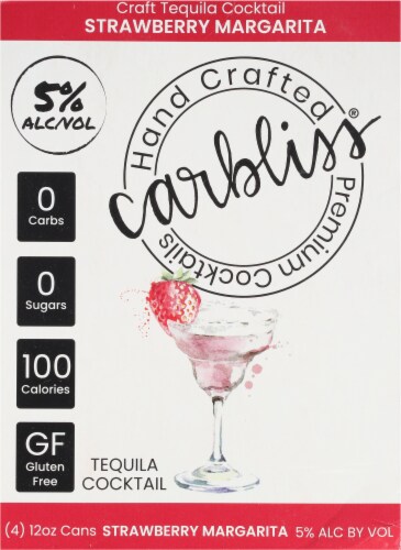 Carbliss® Strawberry Margarita Perspective: back