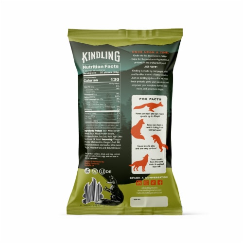 Kindling Dill Pickle Flavored Mini Twist Protein Pretzels Perspective: back
