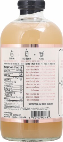 Ficks Paloma All Natural Premium Cocktail Mix Perspective: back