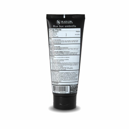 Black Girl Sunscreen SPF 30 Face and Body Sunscreen Perspective: back