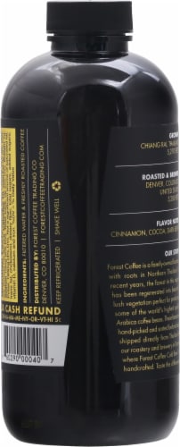 Forest Coffee Trading Company Black Cold Brew Coffee Perspective: back
